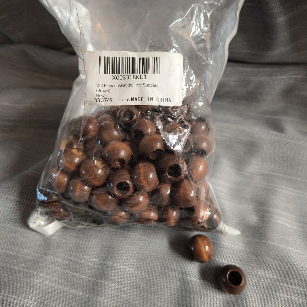 Wooden Beads Crafting Macrame Jewelry Making Mixed Lot - Picture 4 of 7